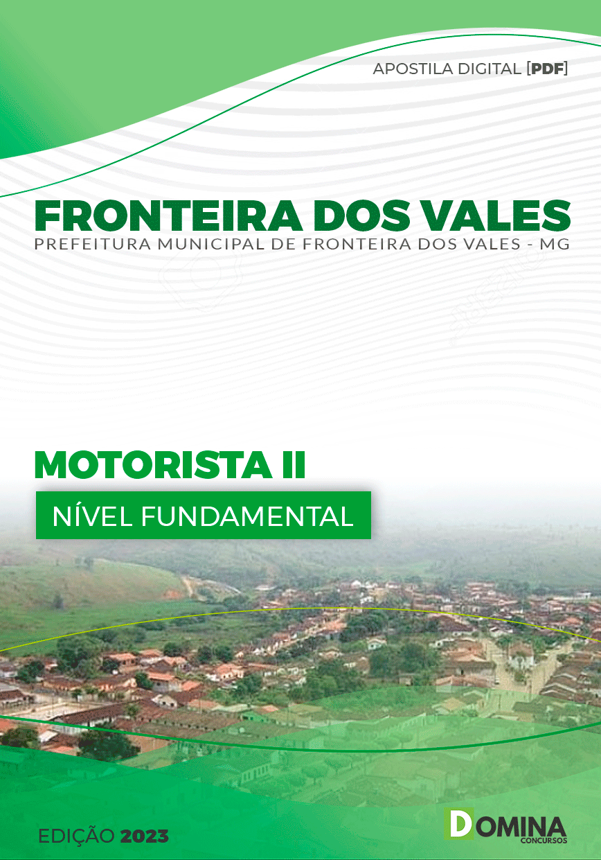 Pref Fronteira dos Vales MG 2024 Motorista II