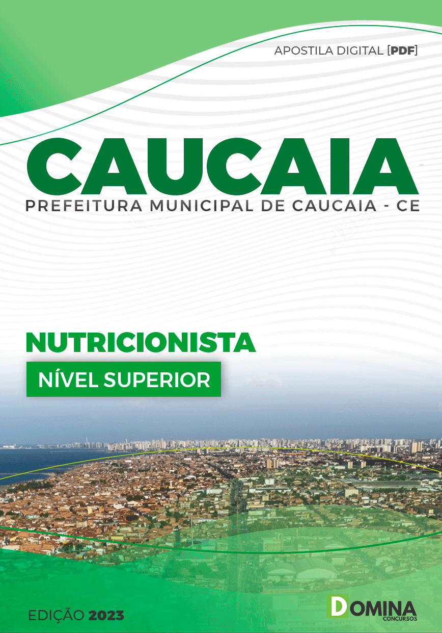 Apostila Pref Caucaia CE 2023 Nutricionista