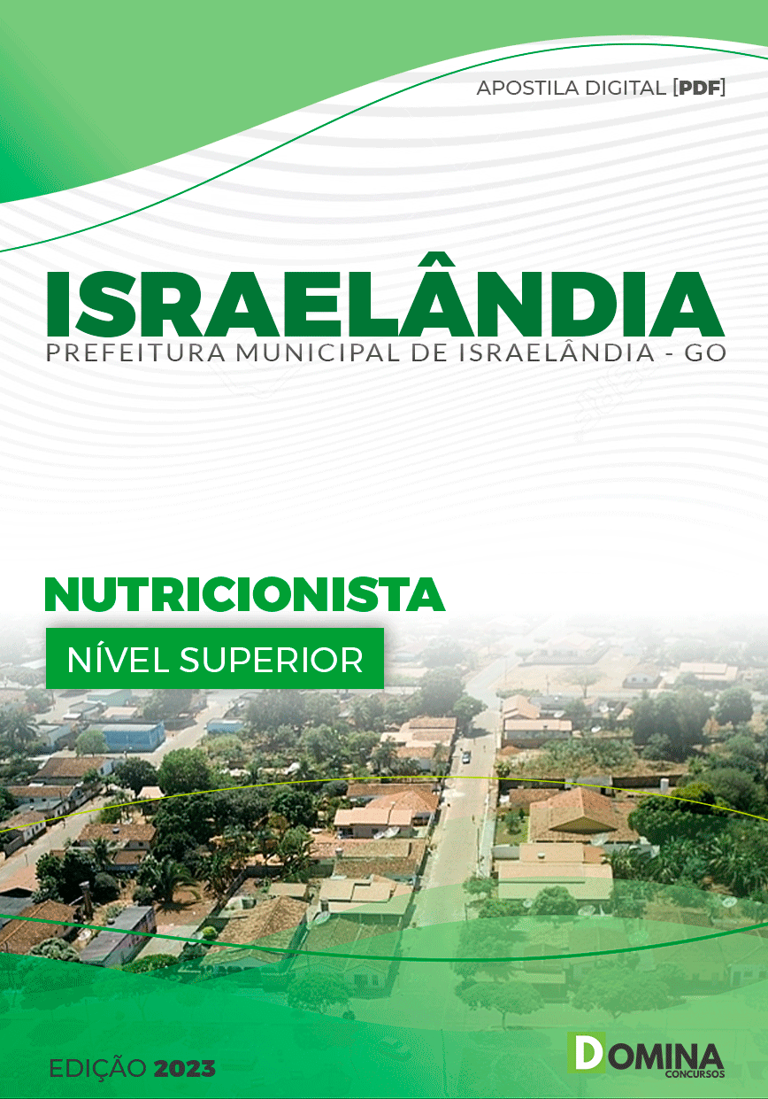 Apostila Pref Israelândia GO 2024 Nutricionista