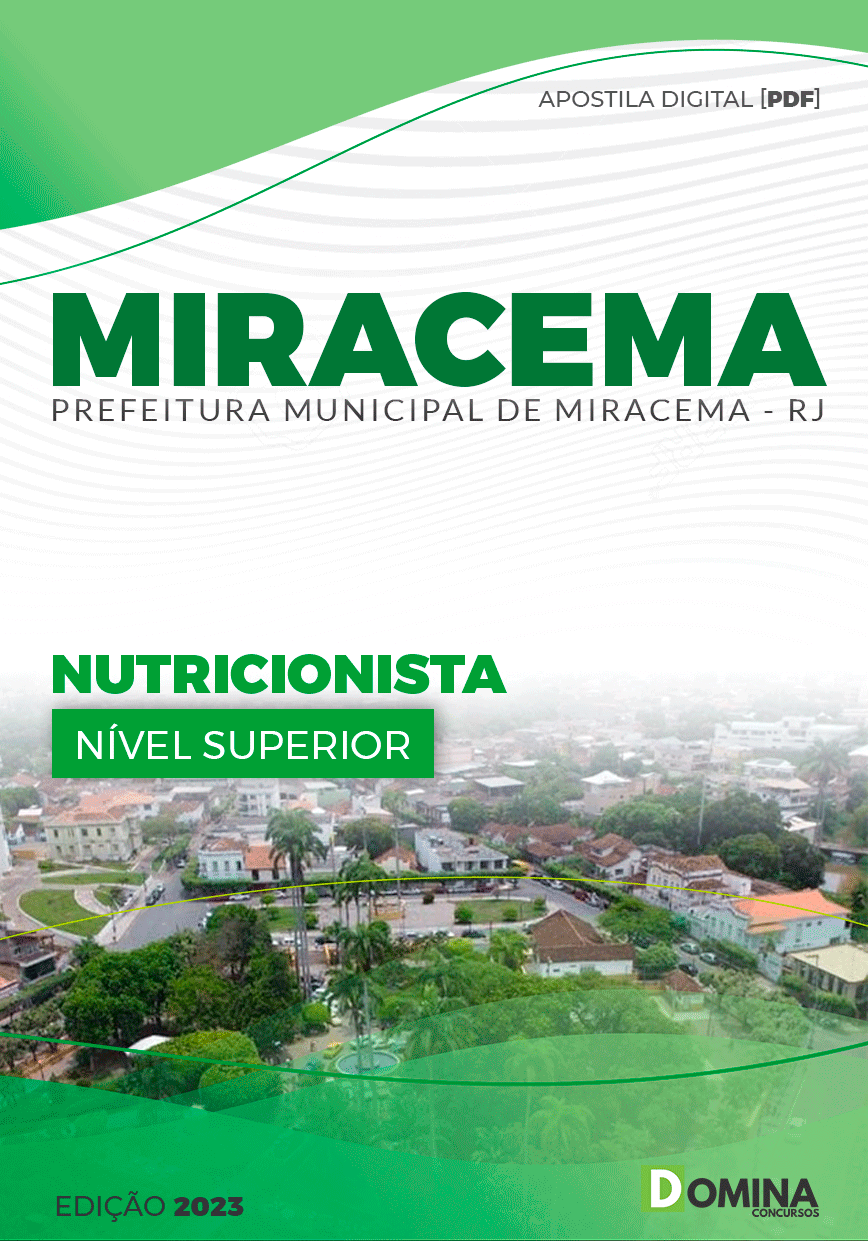 Apostila Pref Miracema RJ 2023 Nutricionista