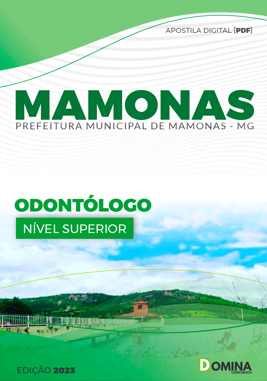 Apostila Pref Mamonas MG 2023 Odontólogo