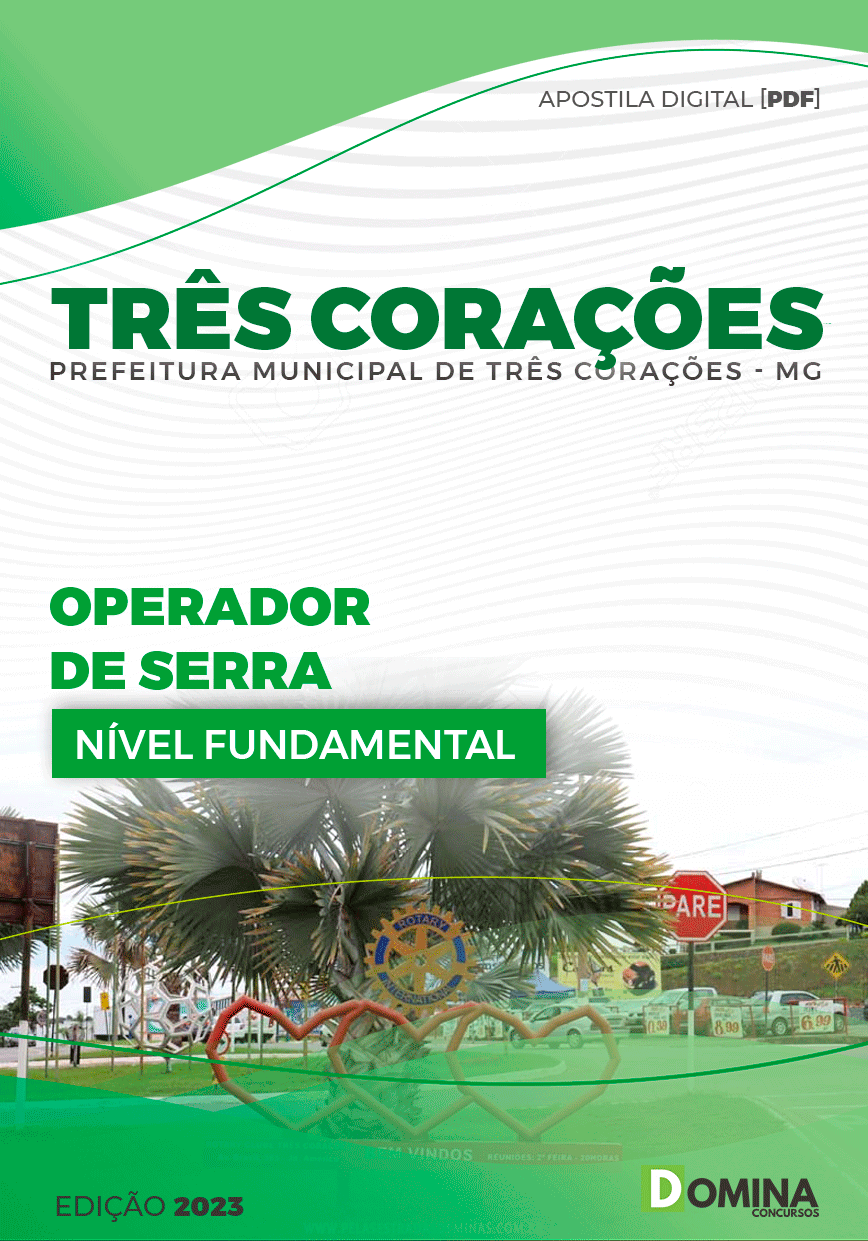 Apostila Pref Três Corações MG 2024 Operador Serra