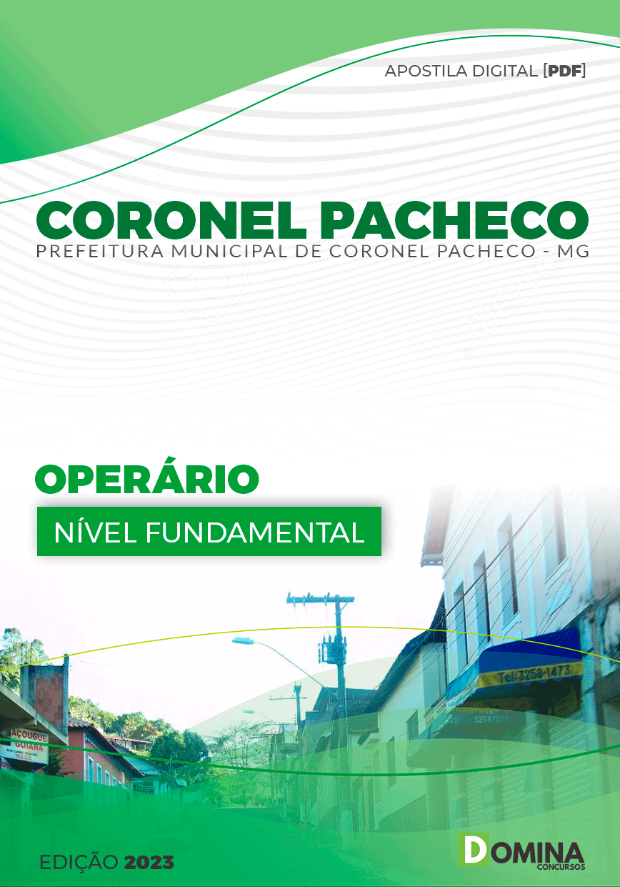Apostila Pref Coronel Pacheco MG 2024 Operário