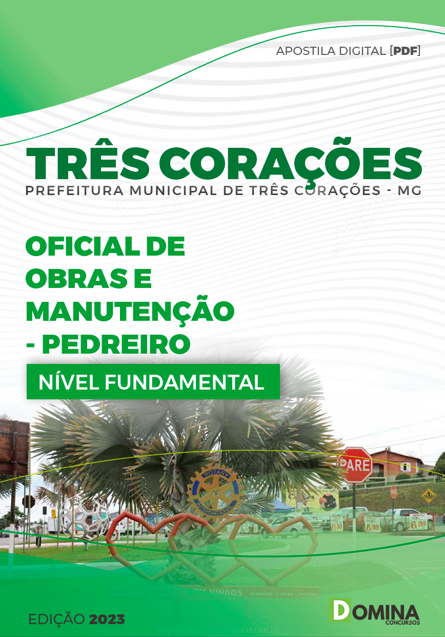 Apostila Pref Três Corações MG 2024 Agente Serviços Pedreiro