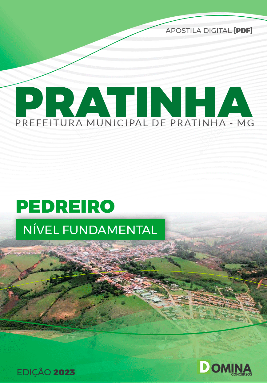 Apostila Concurso Pref Pratinha MG 2023 Pedreiro
