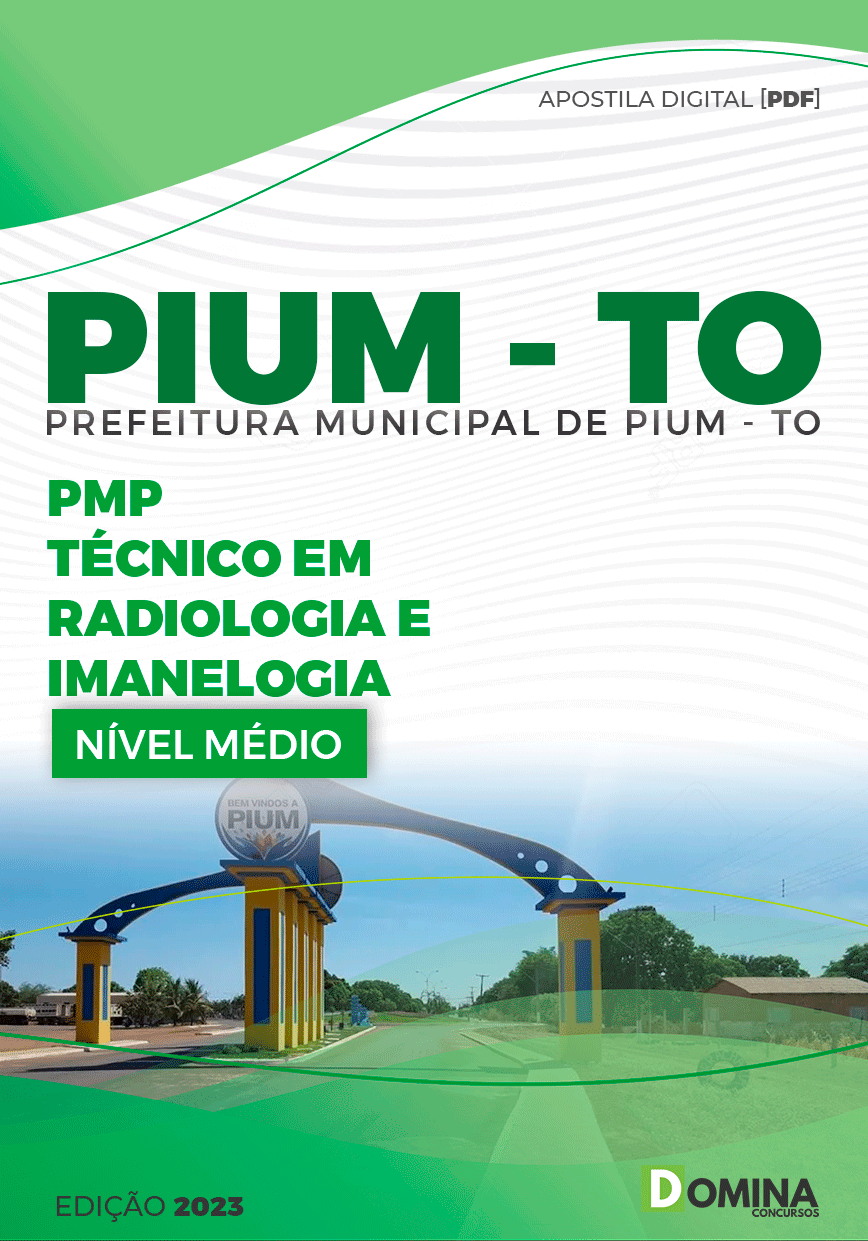 Apostila Concurso Pref Pium TO 2023 Técnico Radiologia Imanelogia