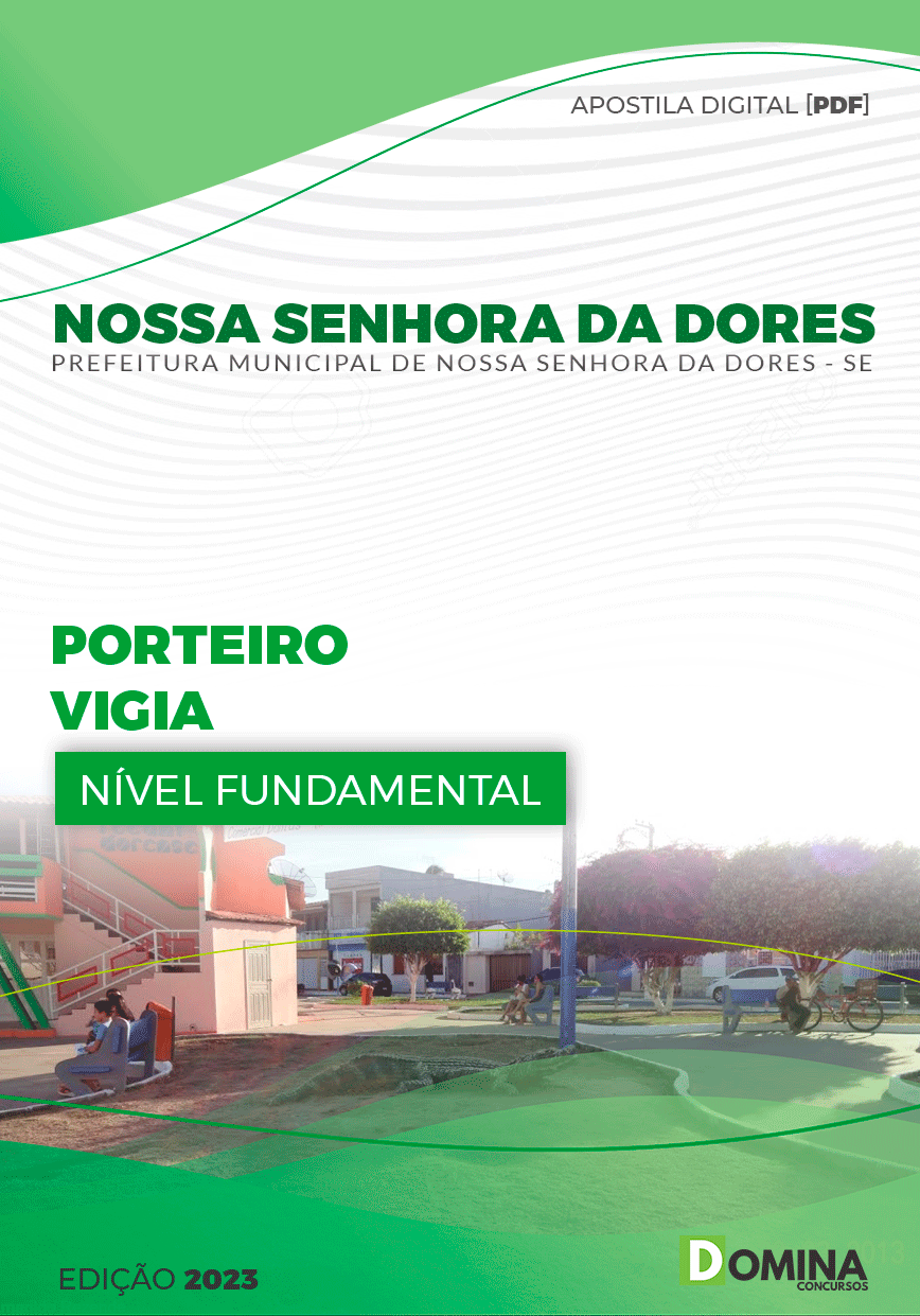 Apostila Nossa Senhora das Dores SE 2023 Porteiro Vigia