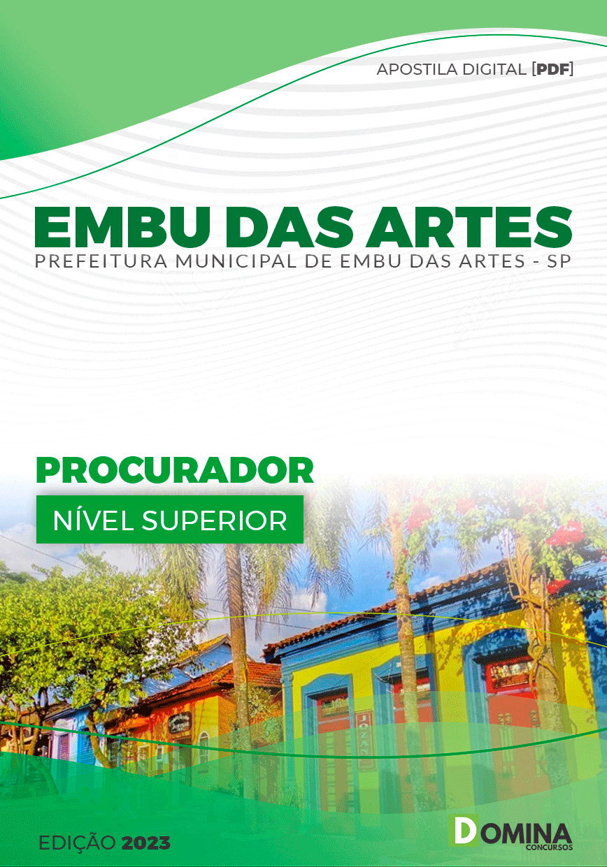 Apostila Pref Embu das Artes SP 2023 Procurador