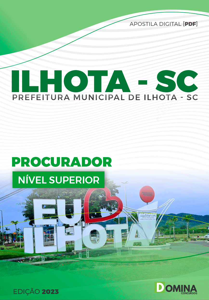 Apostila Pref Ilhota SC 2023 Procurador