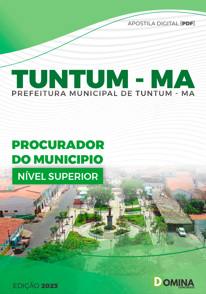 Apostila Concurso Pref Tuntum MA 2024 Procurador Município