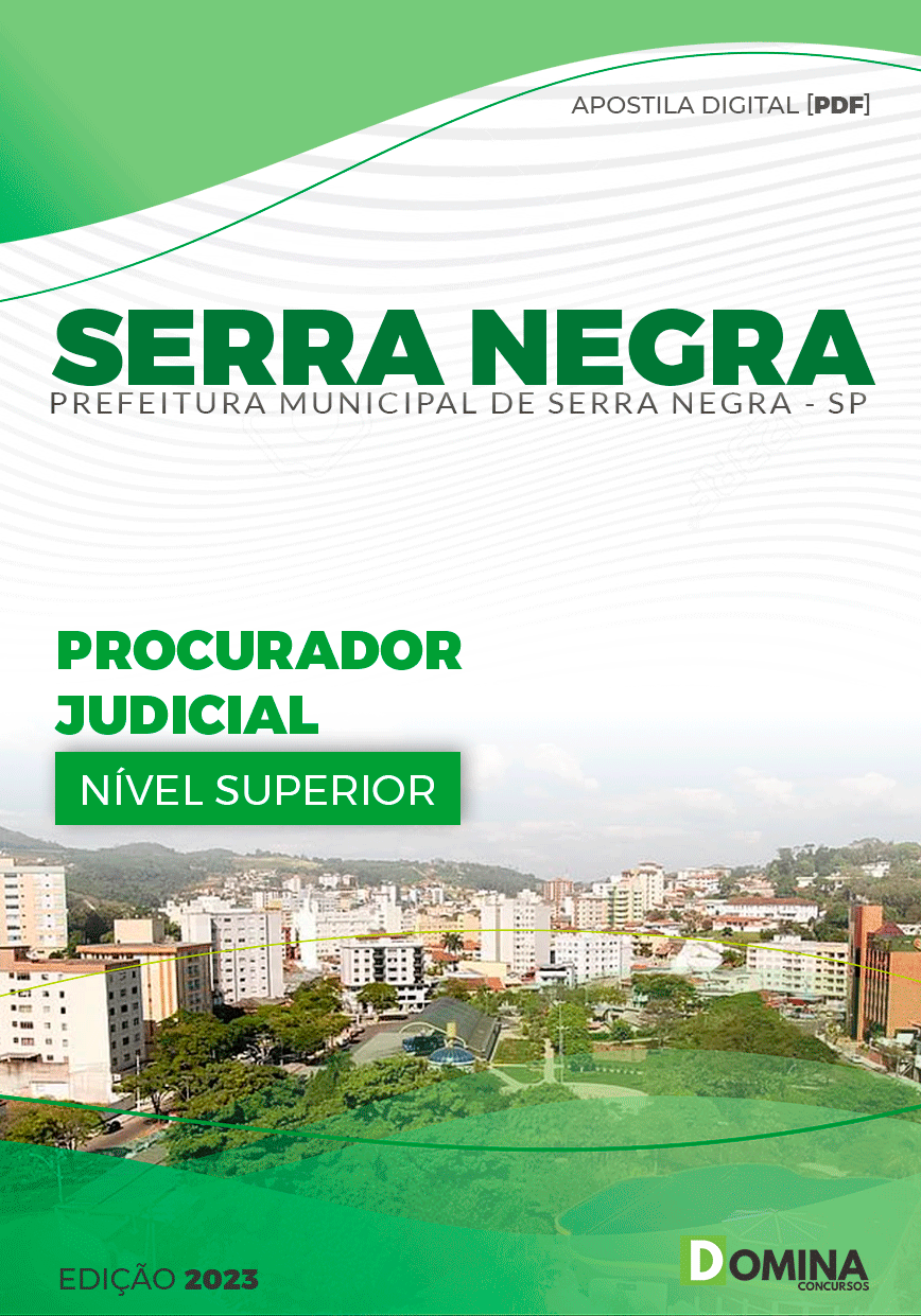 Apostila Pref Serra Negra SP 2023 Procurador Judicial