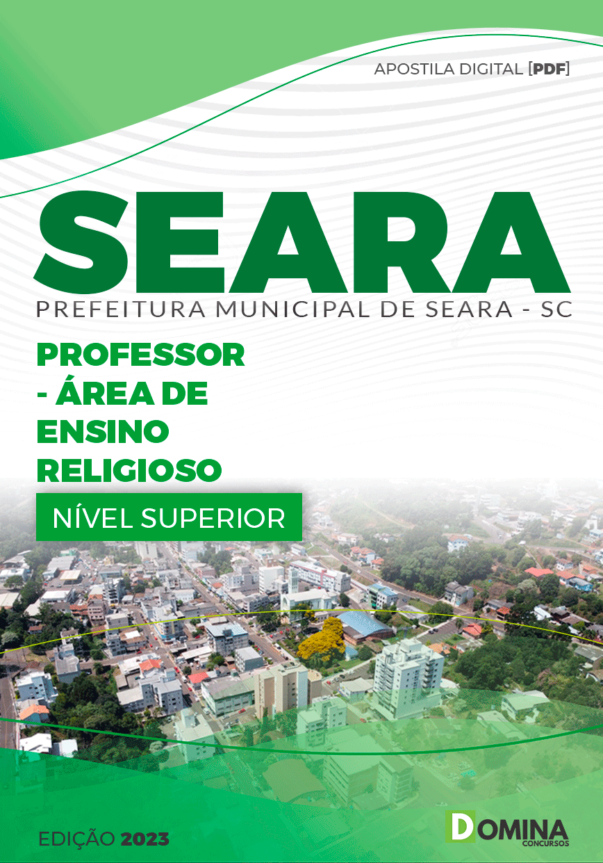 Apostila Concurso Pref Seara SC 2023 Professor Ensino Religioso
