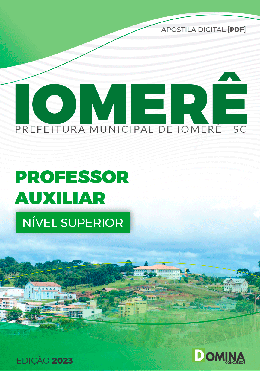 Apostila Pref Iomerê SC 2023 Professor Auxiliar
