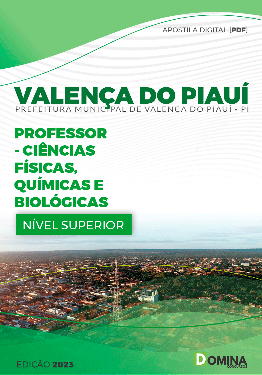 Apostila Concurso Pref Valença PI 2023 Professor Ciências Biologia
