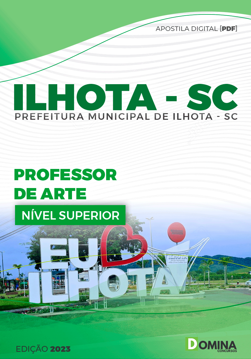 Apostila Pref Ilhota SC 2023 Professor de Arte