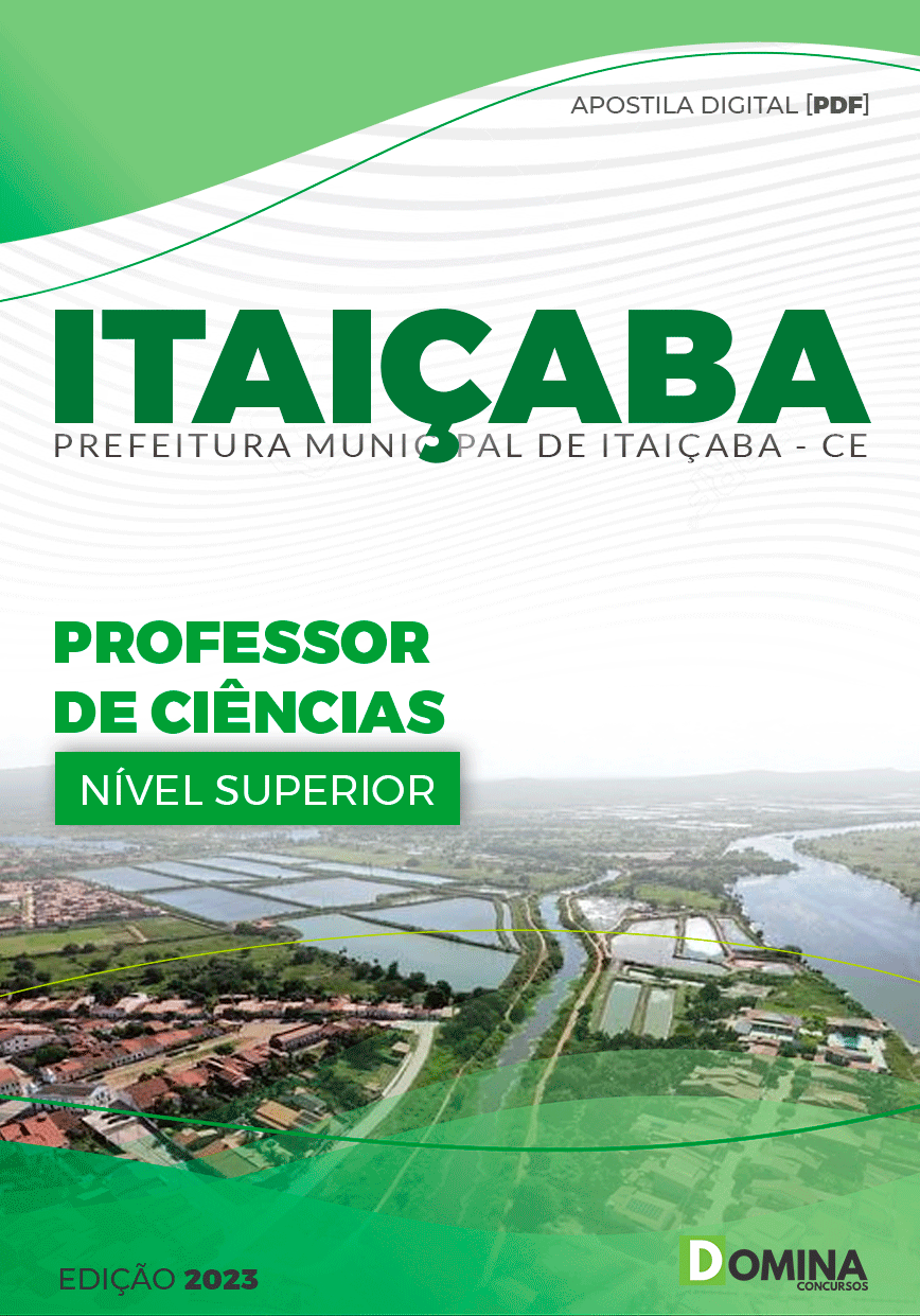 Apostila Concurso Pref Itaiçaba CE 2023 Professor Ciências