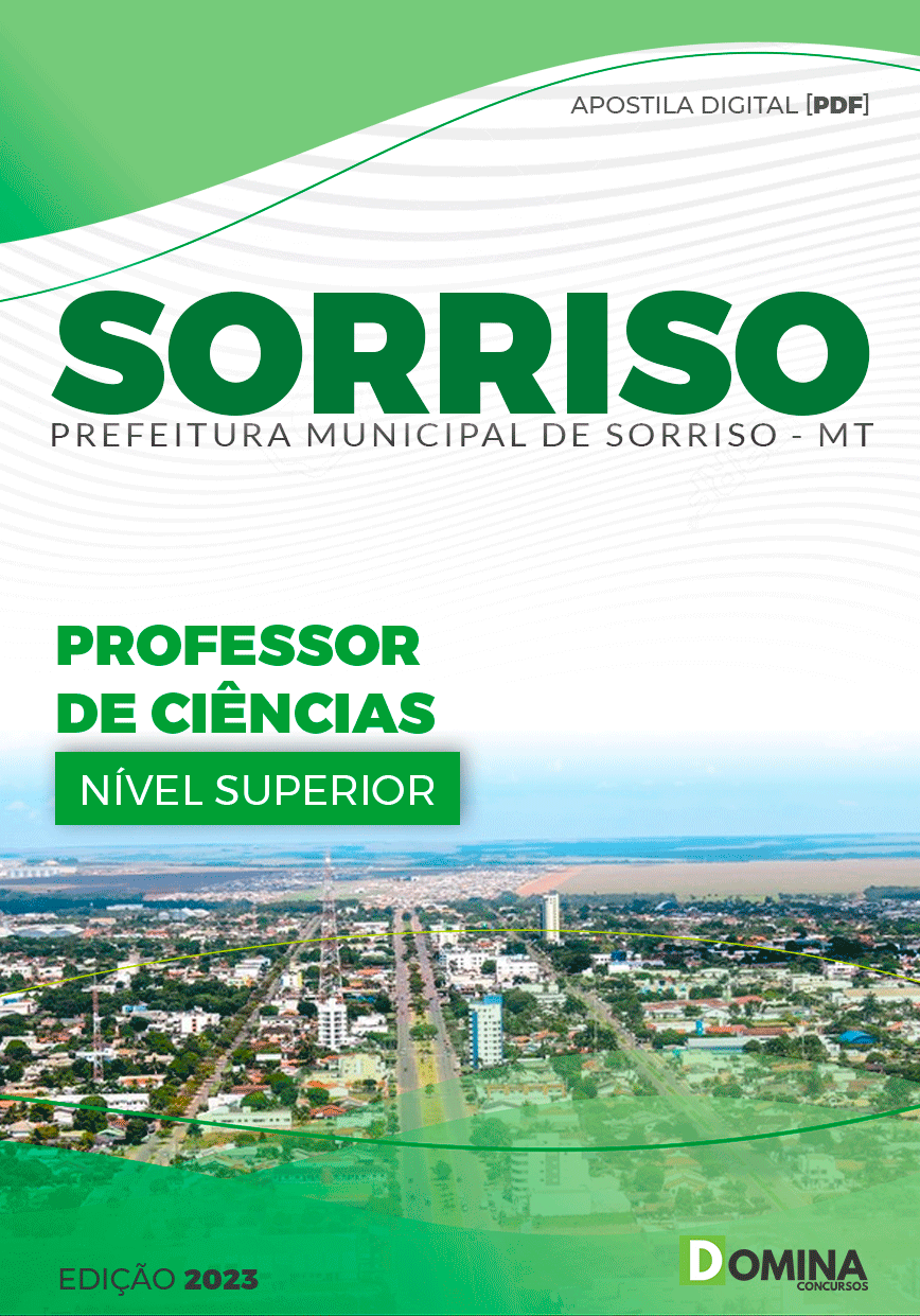 Apostila Pref Sorriso MT 2023 Professor de Ciências