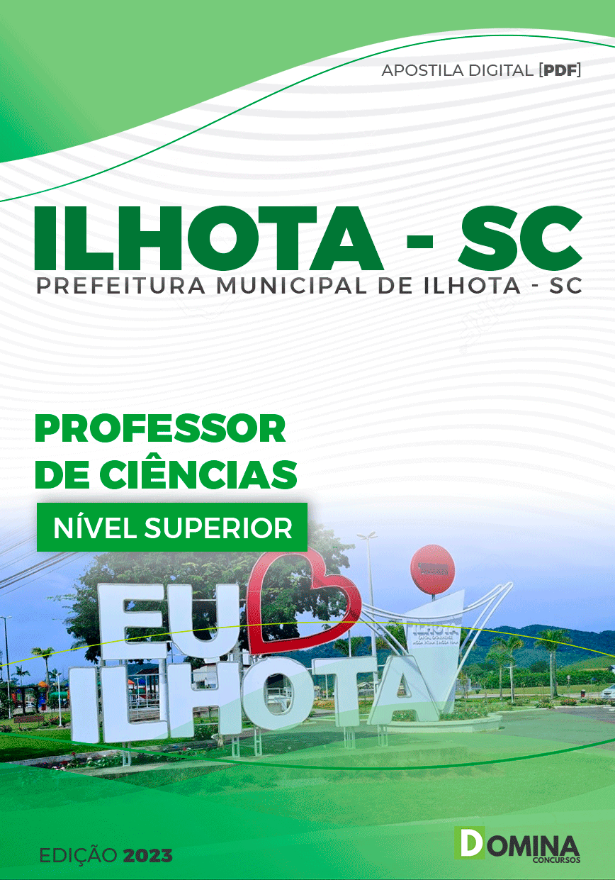 Apostila Pref Ilhota SC 2023 Professor de Ciência