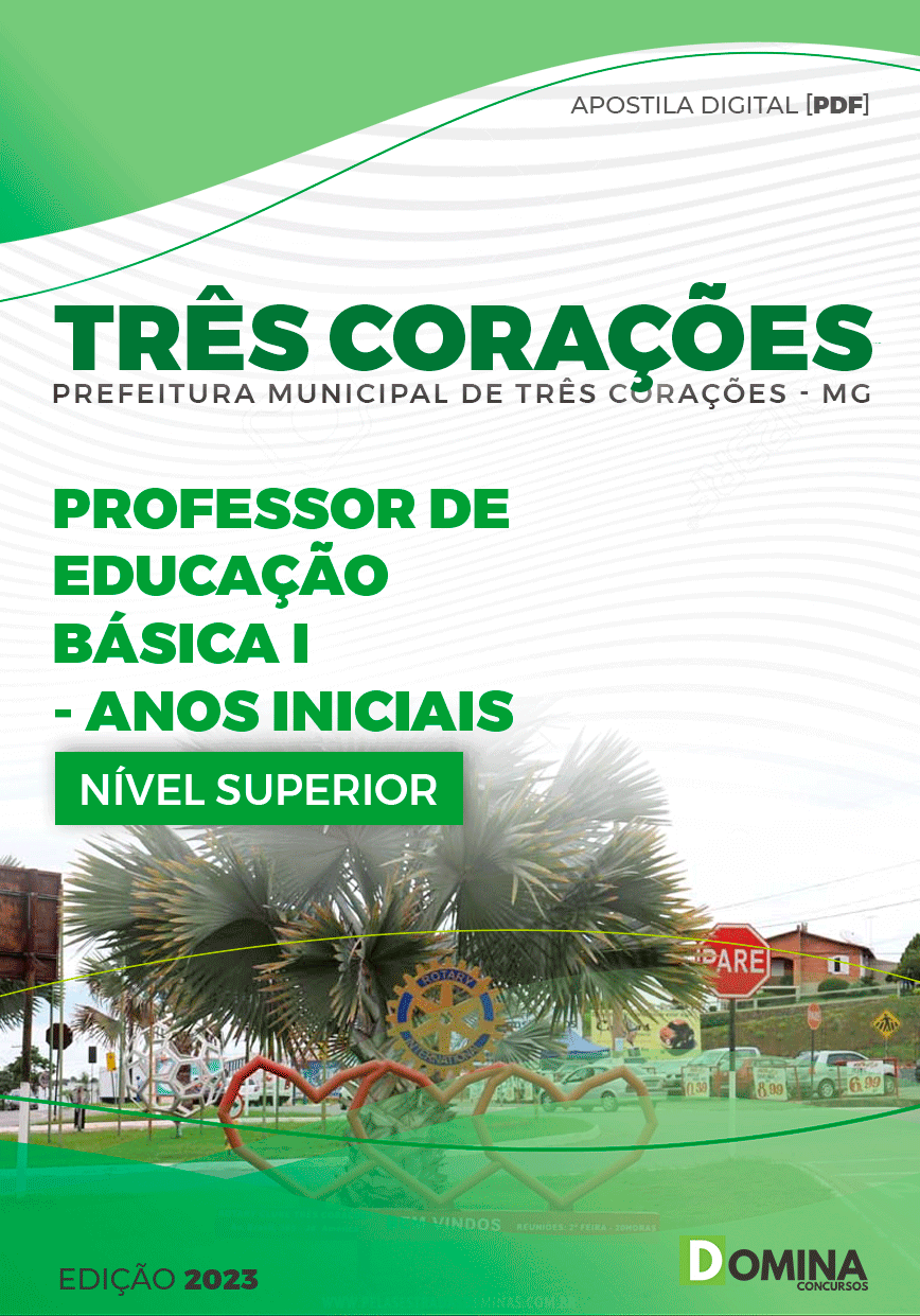 Apostila Pref Três Corações MG 2024 Professor I Anos Iniciais