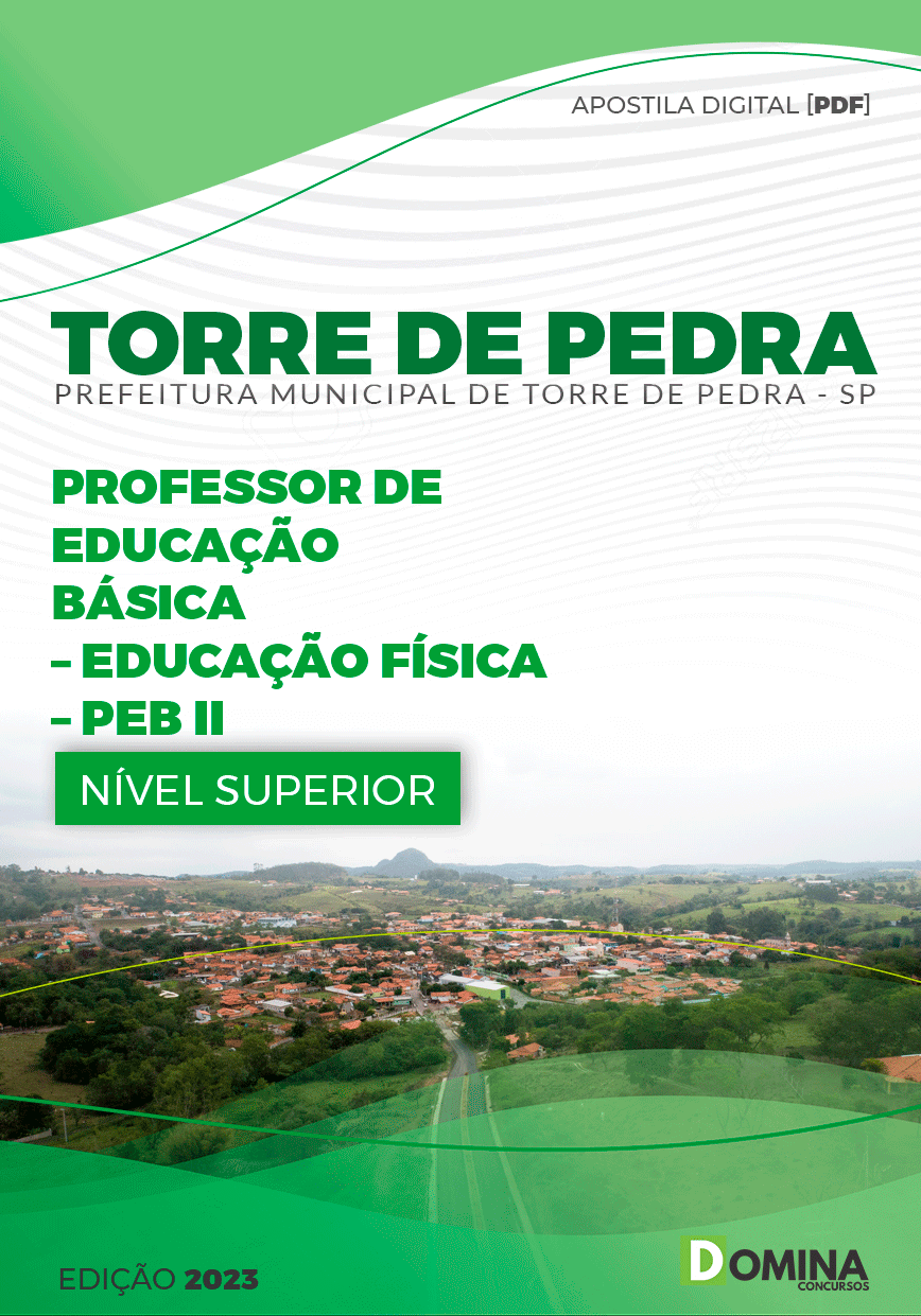 Apostila Pref Torre de Pedra SP 2023 Professor PEB II Educação Física