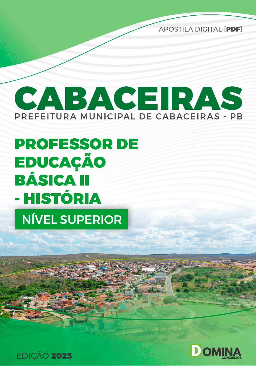 Apostila Pref Cabaceiras PB 2023 Professor de História