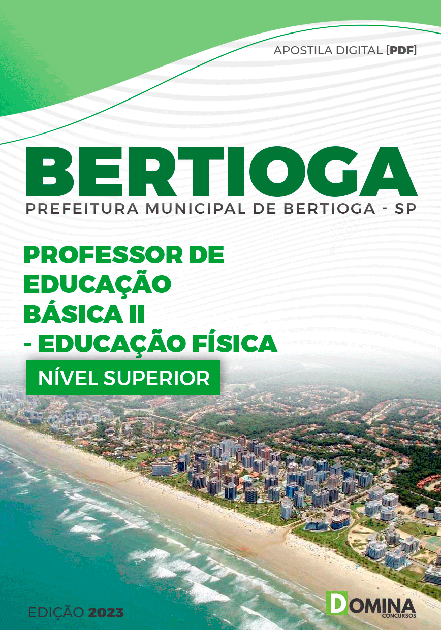 Apostila Pref Bertioga SP 2023 Professor de Educação Física