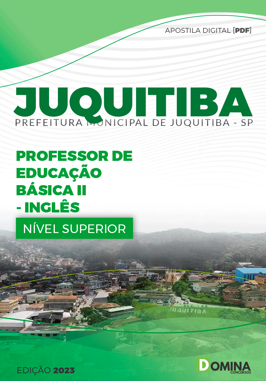 Apostila Pref Juquitiba SP 2024 Professor de Inglês