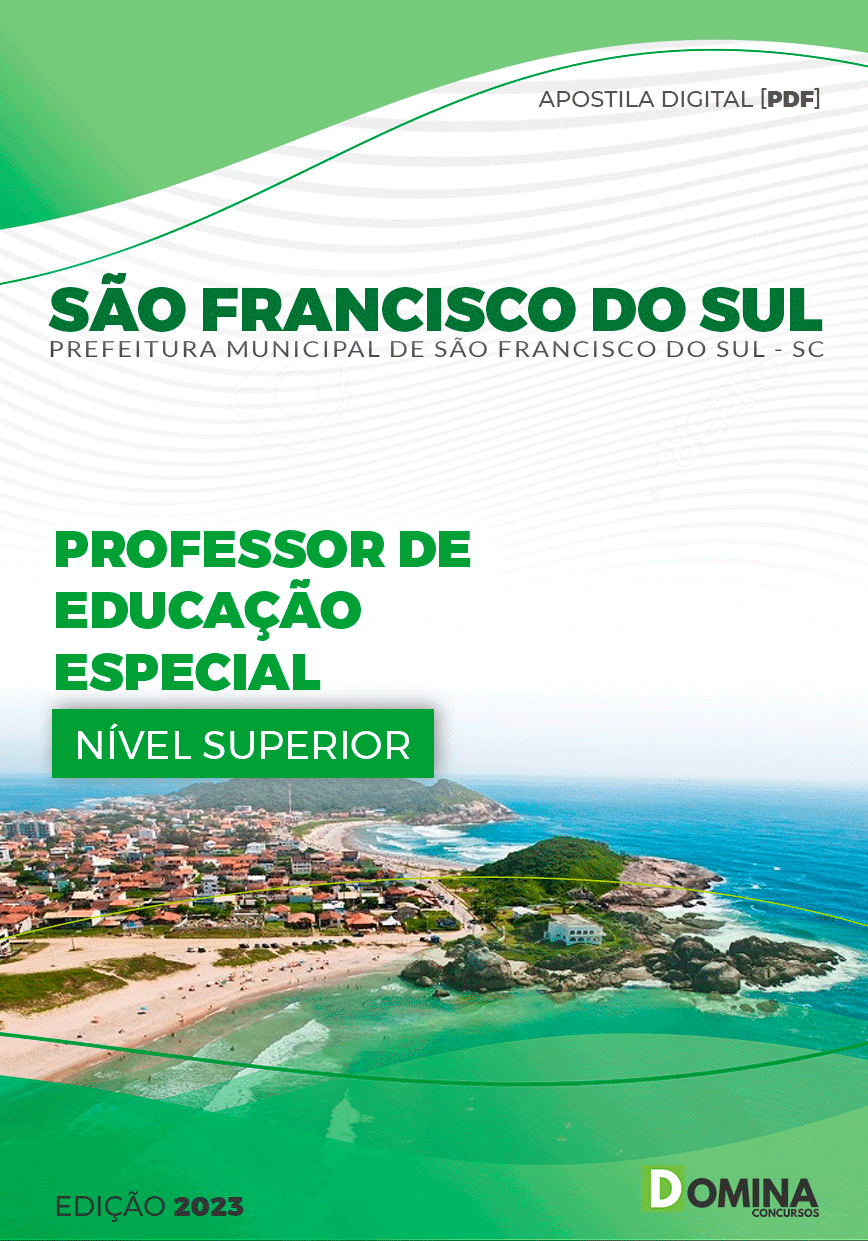 Pref São Francisco do Sul SC 2023 Professor Educação Especial