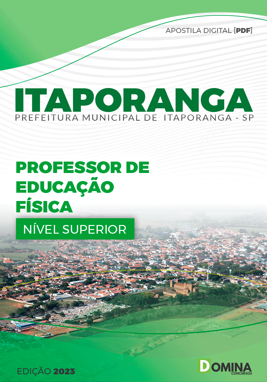 Apostila Pref Itaporanga SP 2024 Professor Educação Física