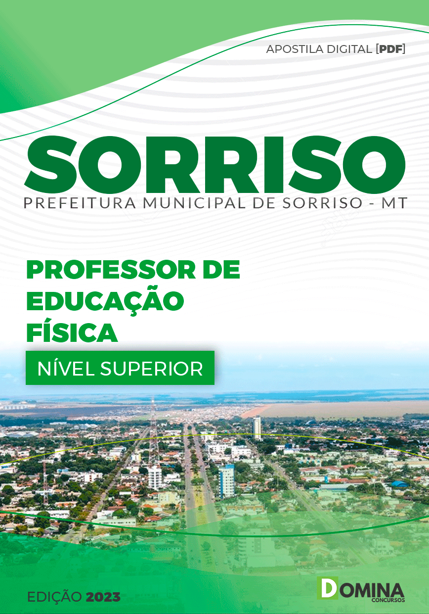 Apostila Pref Sorriso MT 2023 Professor de Educação Física
