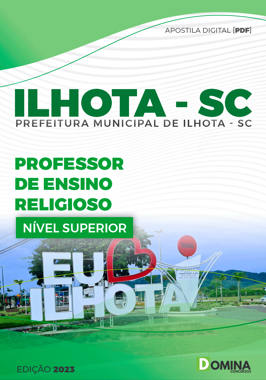Apostila Pref Ilhota SC 2023 Professor de Ensino Religioso
