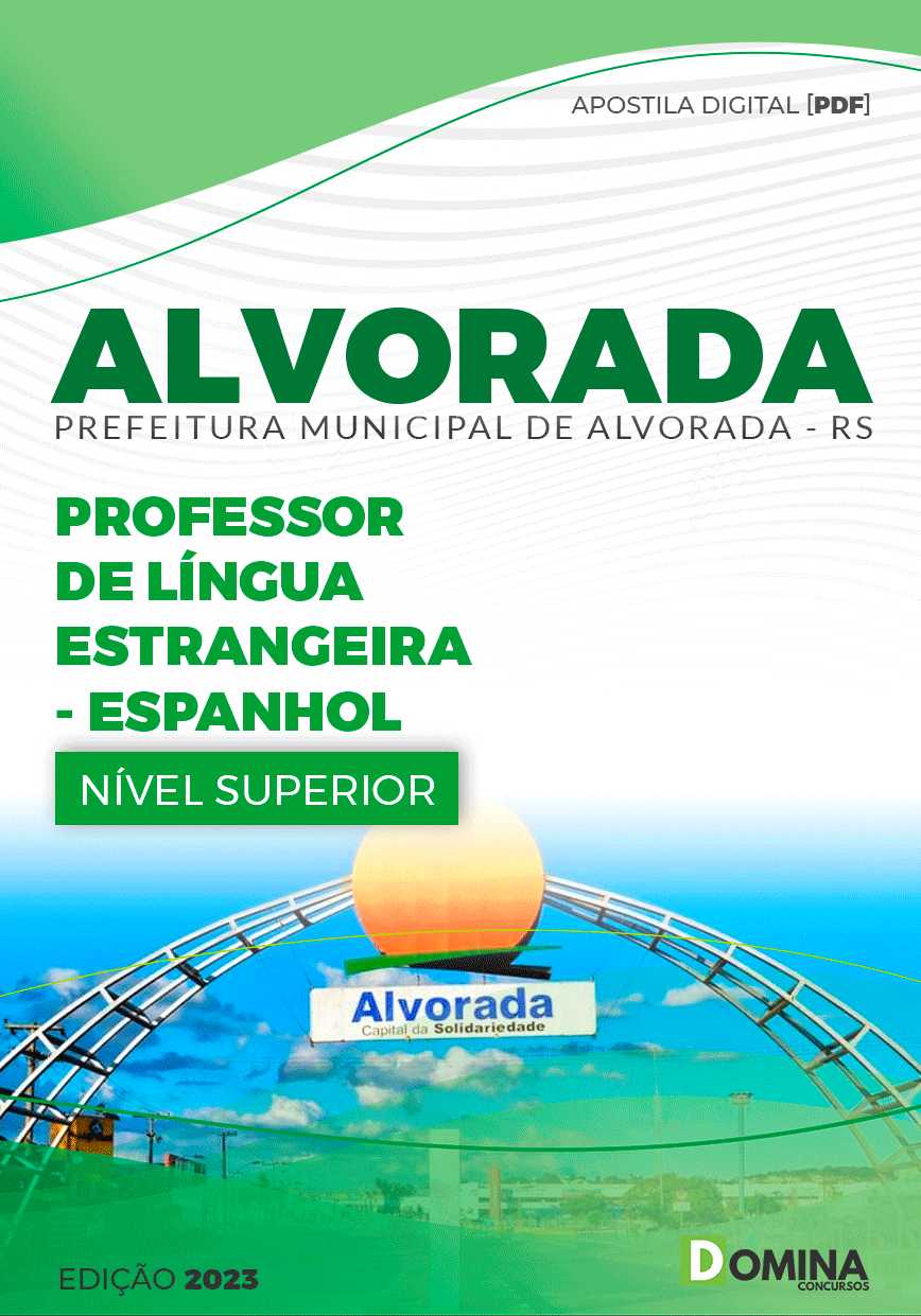 Apostila Pref Alvorada RS 2023 Professor Espanhol