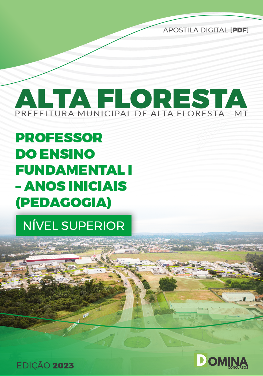 Apostila Pref Alta Floresta MT 2023 Professor Ensino Fundamental I