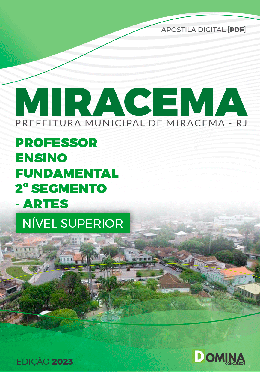 Apostila Pref Miracema RJ 2023 Professor de Artes
