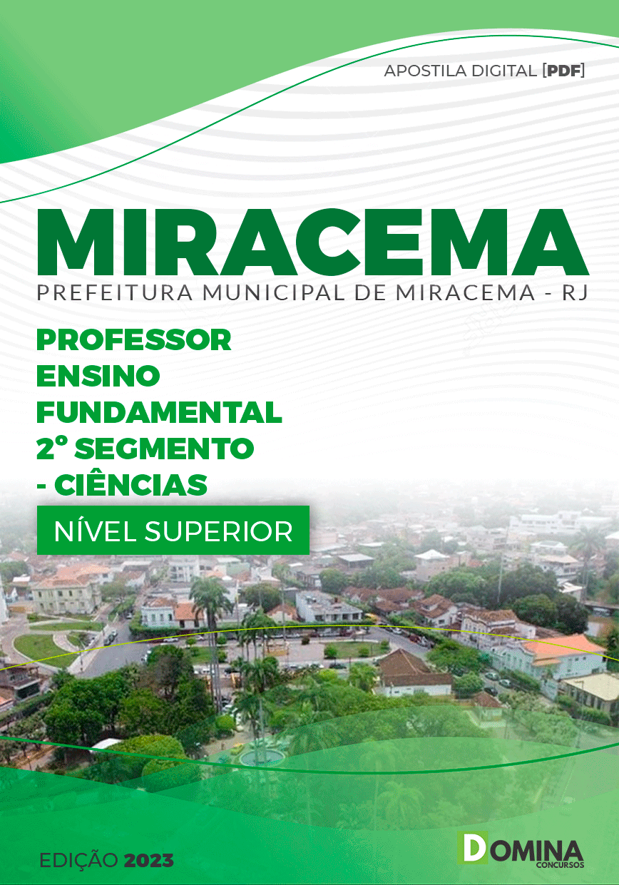 Apostila Pref Miracema RJ 2023 Professor de Ciências