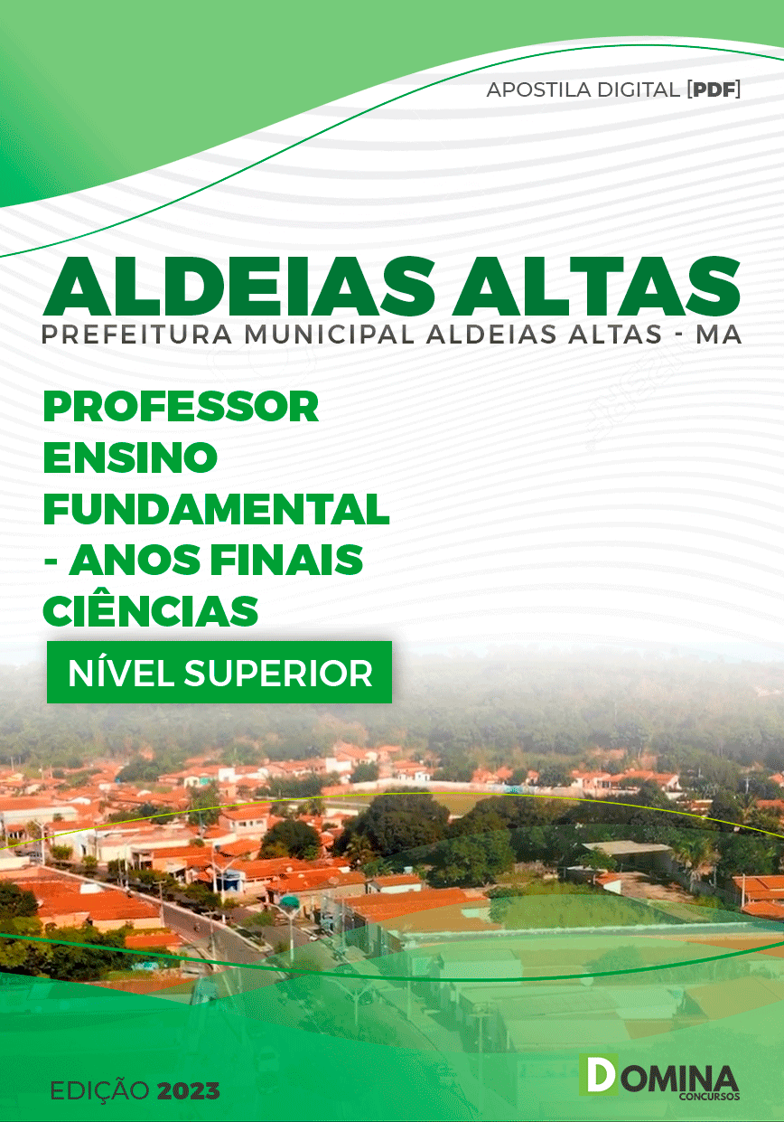 Apostila Pref Aldeias Altas MA 2023 Professor Ciências