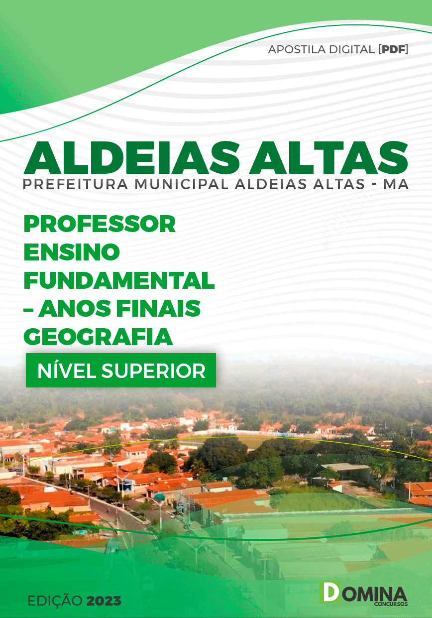 Apostila Pref Aldeias Altas MA 2023 Professor Geografia