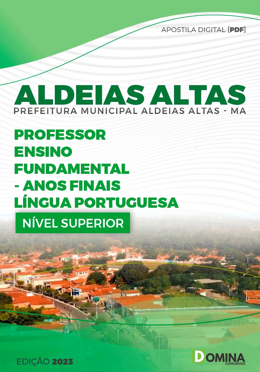 Apostila Pref Aldeias Altas MA 2023 Professor Língua Portuguesa