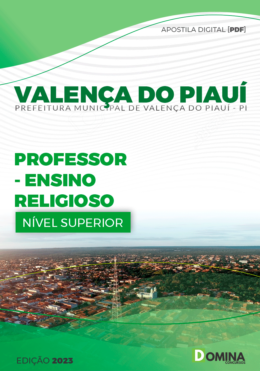 Apostila Concurso Pref Valença PI 2023 Professor Ensino Religioso