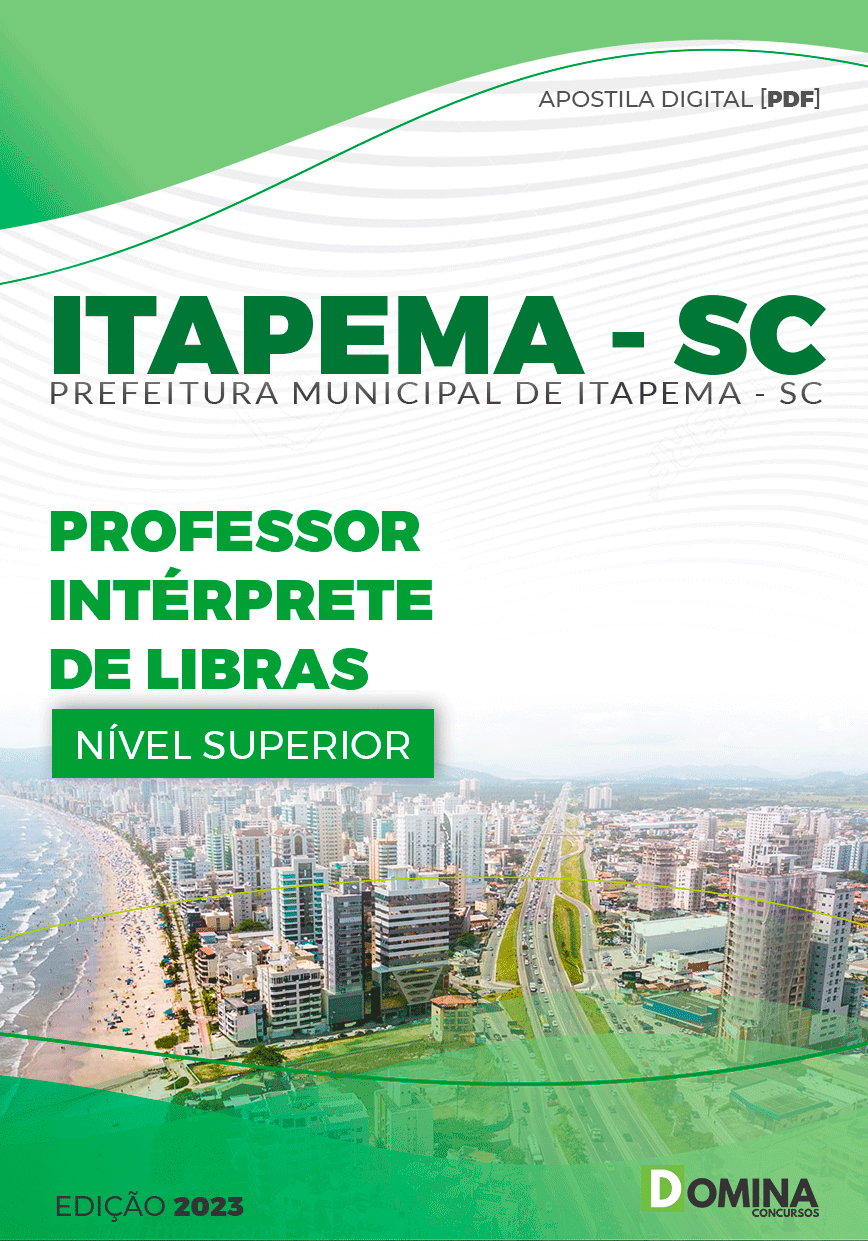 Apostila Pref Itapema SC 2023 Professor de LIBRAS
