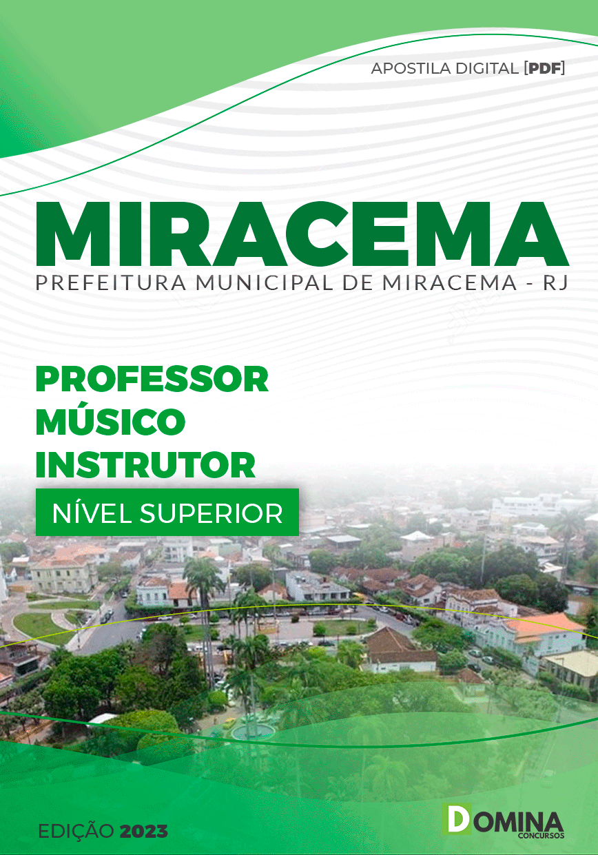 Apostila Pref Miracema RJ 2023 Professor Músico Instrutor