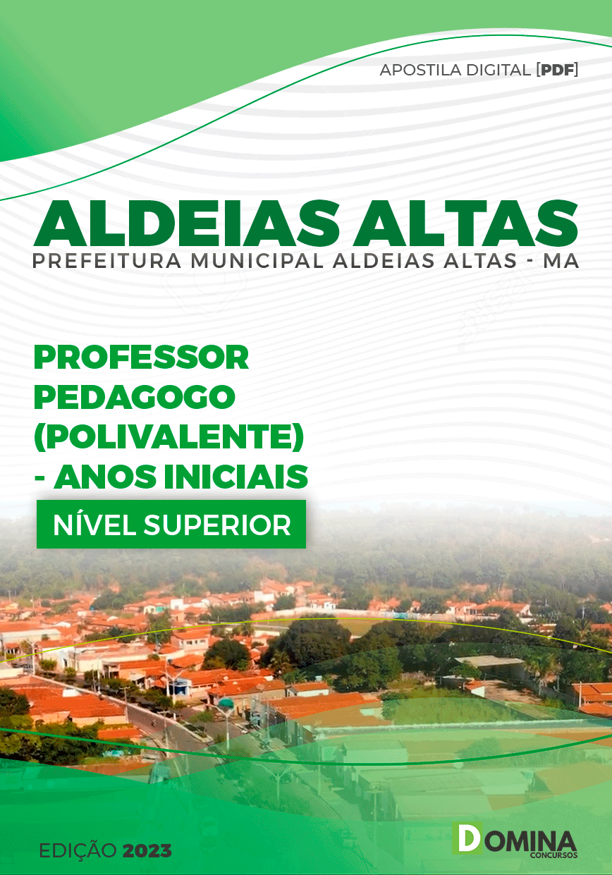 Apostila Pref Aldeias Altas MA 2023 Professor Educação Infantil