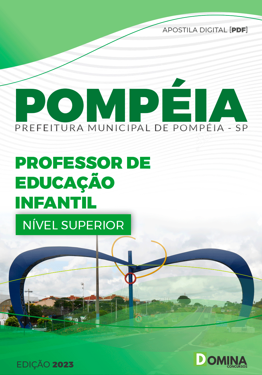 Apostila Pref Pompéia SP 2023 Professor Educação Infantil