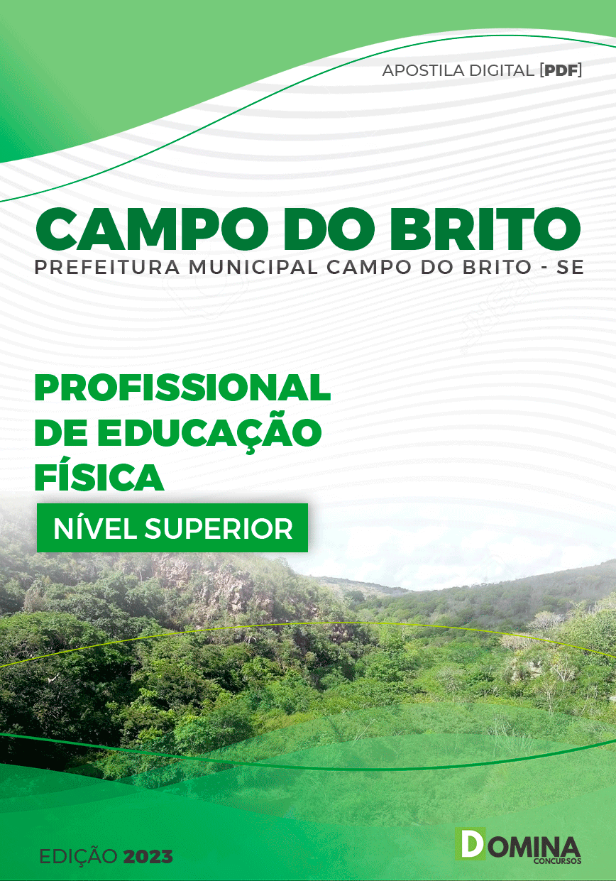 Apostila Pref Campo do Brito SE 2023 Professor Educação Física