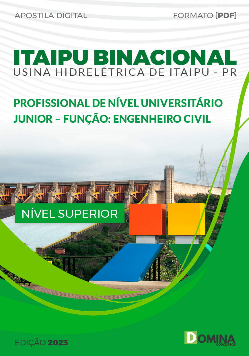Apostila ITAIPU BINACIONAL PR 2023 Engenheiro Civil