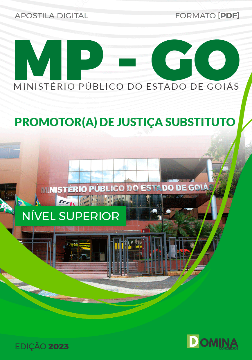 Apostila Concurso MP GO 2023 Promotor Justiça Substituto
