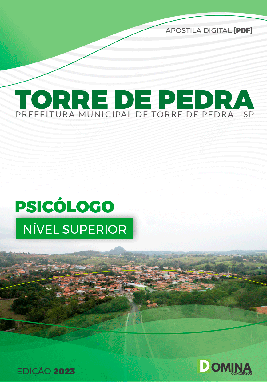 Apostila Pref Torre de Pedra SP 2023 Psicólogo