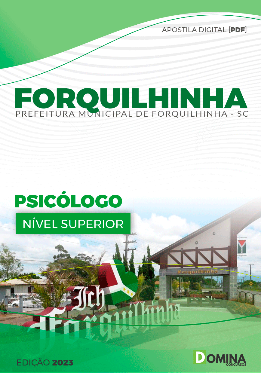 Apostila Pref Forquilhinha SC 2023 Psicólogo