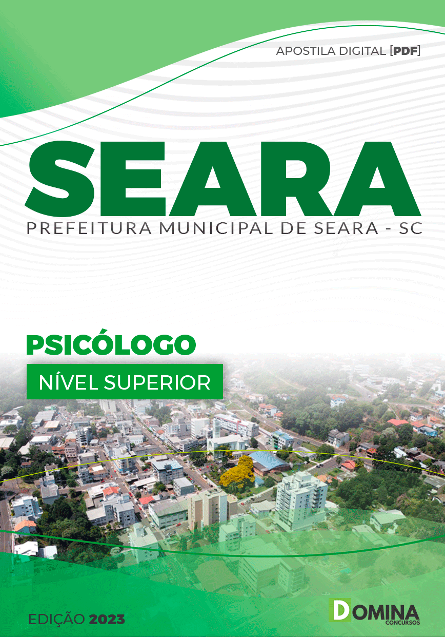 Apostila Concurso Pref Seara SC 2023 Psicólogo
