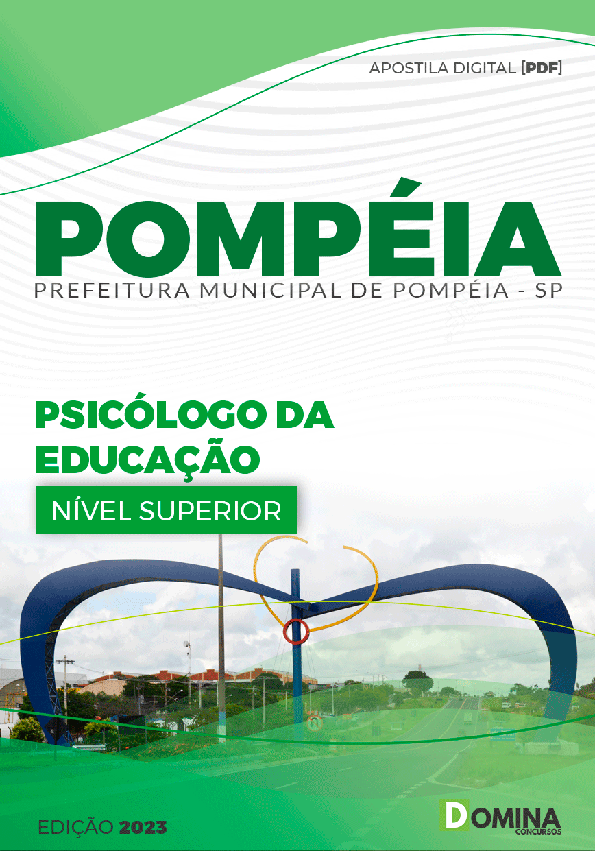 Apostila Pref Pompéia SP 2023 Psicólogo da Educação
